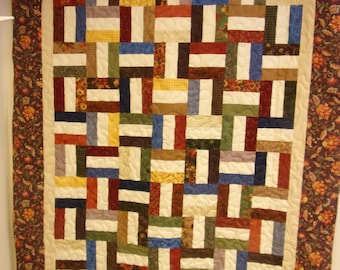 Edredón, edredón de ladrillo de color cálido 57 "x 69"