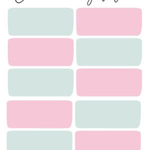 Christmas List - Planner Insert- PDF Download