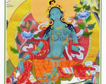 Goddess Green Tara Card