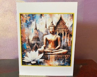 Buddha-Lotus-tempelkort