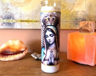 Crowned Guadalupe 7 Day Devotional Candle