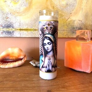 Crowned Guadalupe 7 Day Devotional Candle