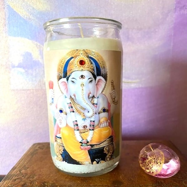 Lord Ganesh Altar Candle