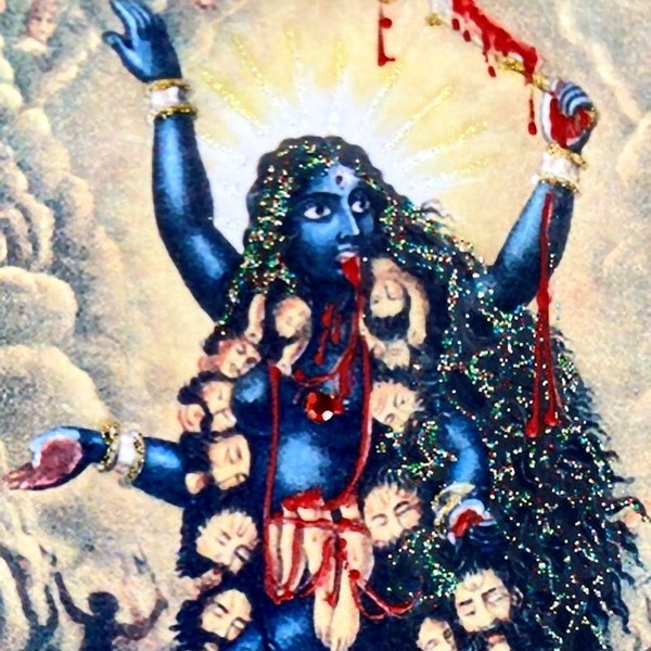 Kali Decal, Hand-Embellished