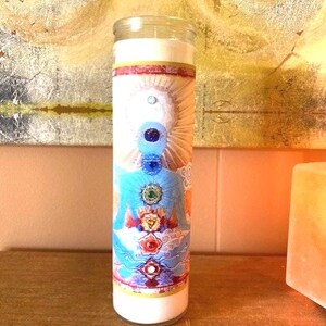 7 Chakras 7 Day Devotional Candle