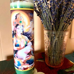 Tara, Protector of Animals, 7 Day Devotional Candle