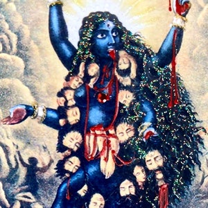 Art Print: Kali Ma, Hand-Embellished