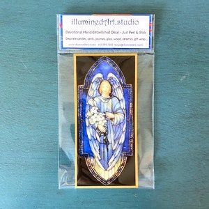 Erzengel Gabriel Abziehbild, Hand verziert
