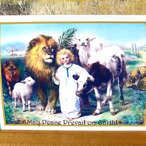 Carte Inspiration paix sur terre, cristal