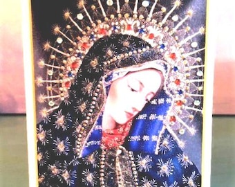 Nossa Senhora das Dores, Cartão Decorado à Mão