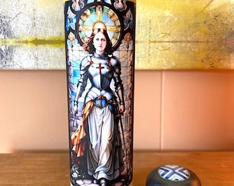 Jeanne D'Arc 7 Day Devotional Candle