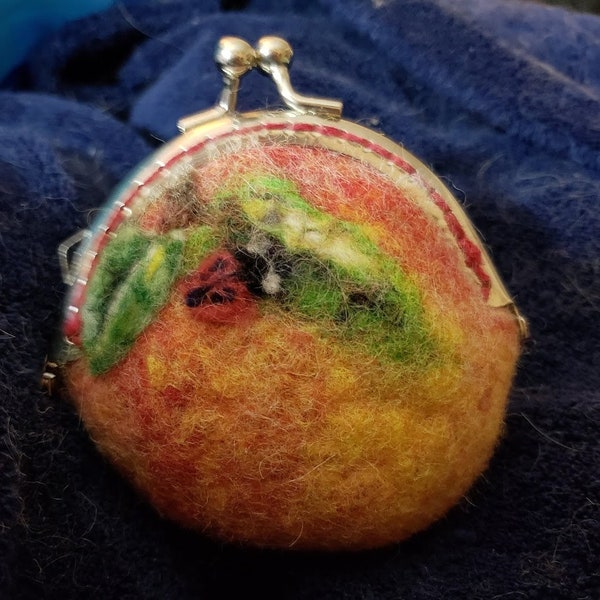 Apple coin purse