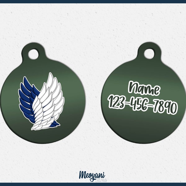 Attack Wings Custom Dog and Cat ID Tag