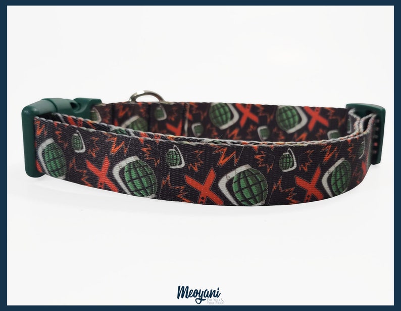 Exploding Collars Anime Explosion King Anime Dog and Cat Collars/ Anime Pattern Collar/ Cosplay ...