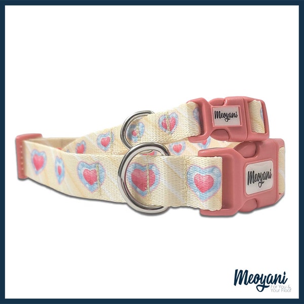 Heart Container gaming Dog and Cat collars/ unique collar/ Geek Nerdy Dog Collars/ Gift for pet owners