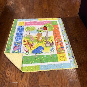 Winnie the Pooh baby quilt