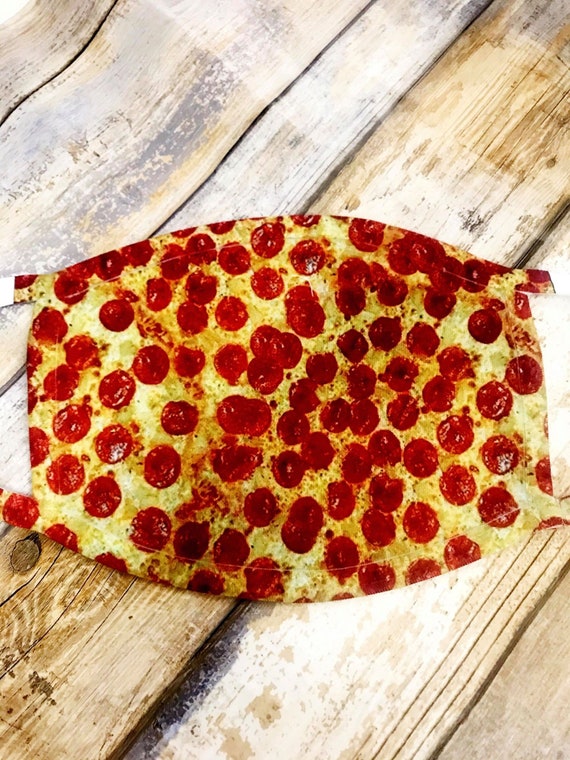 Pizza Face Mask Etsy