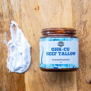 GHK-CU Infused Grass Fed Beef Tallow Rejuvenating Moisturizer