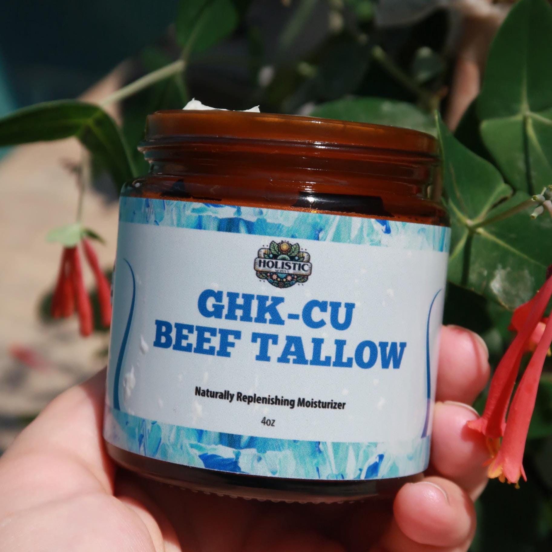 GHK-CU Infused Grass Fed Beef Tallow Rejuvenating Moisturizer