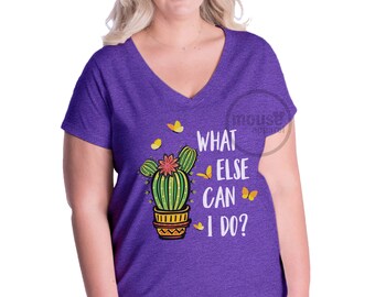 PLUS SIZE Encanto What Else Can I Do Isabela Vneck - Encanto Isabela - Isabela Song - Disney Encanto Plus Size Tee - Disney Plus Size