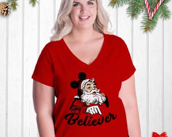 plus size disney christmas shirts