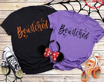 Bewitched Hidden Mickey Disney Shirt/Disney Halloween Unisex Tee/Disney Halloween Bewitched Mickey Tee/Halloween Disney Tee/Disney Bewitched