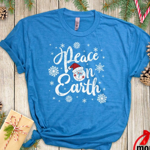 Peace on Earth Small World Christmas Disney Shirt/disney - Etsy