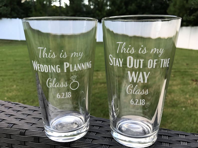 Download Wedding Planning Glasses Wedding Planning Set Wedding | Etsy