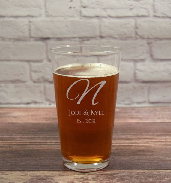 Anniversary Gift Anniversary Beer Glass Anniversary Gift for Etsy