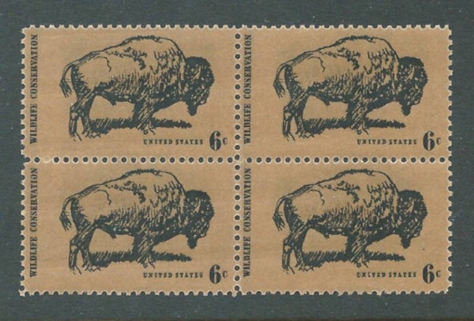 Pack of 25 .. 6c American Buffalo Stamp Unused Postage Stamps