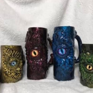 3D dragon eye