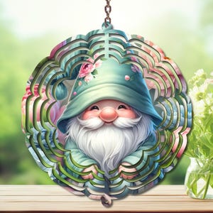 8-inch Gnome wind spinner