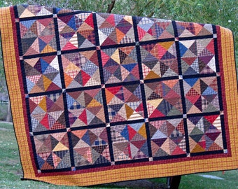 Plaid Squared Quilt Pattern