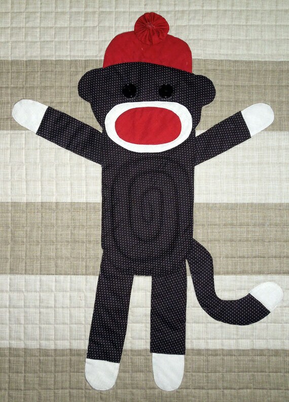 Sock monkey quilt hotsell