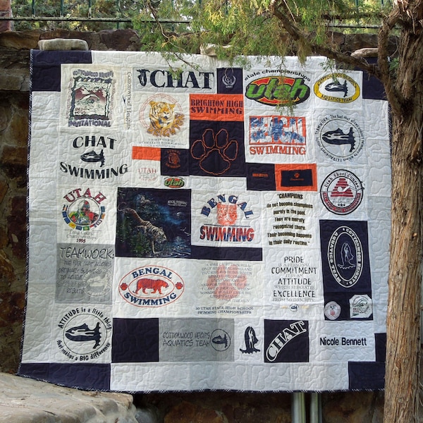 T Shirt Quilt Etsy
