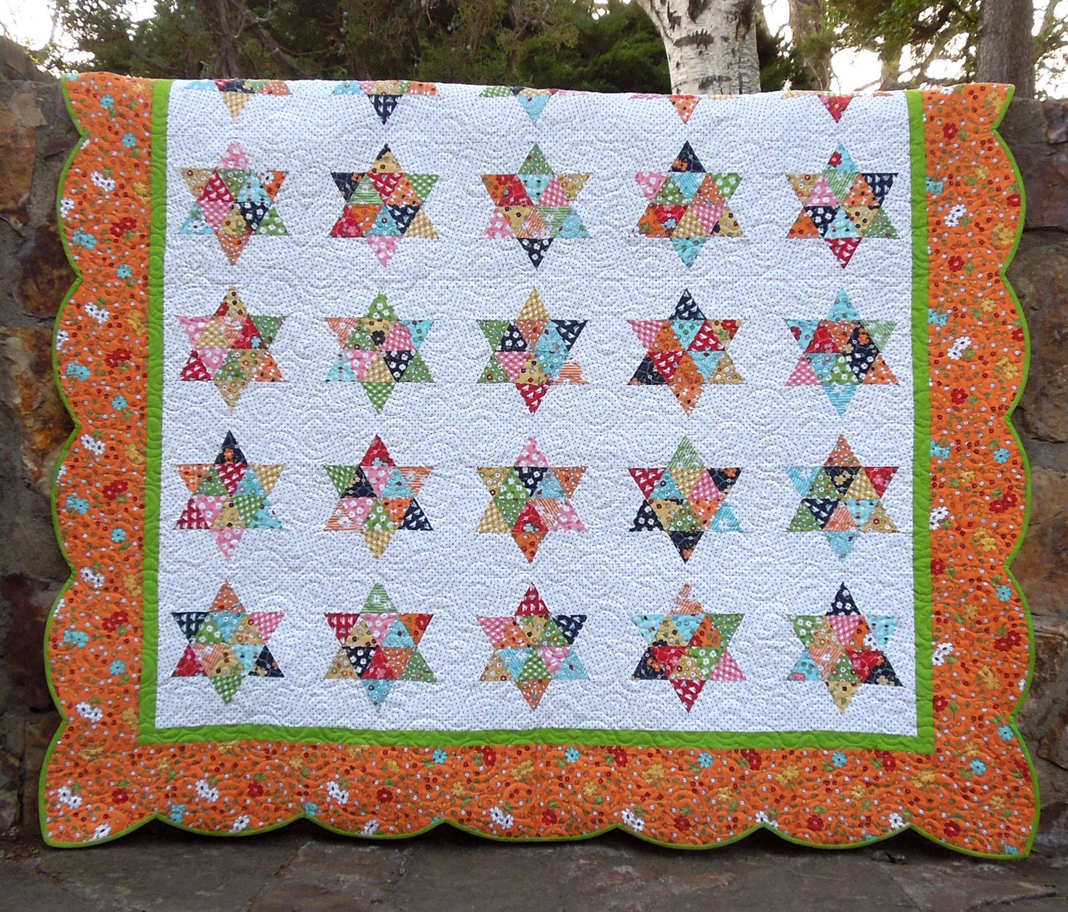 Vintage Stars Quilt Pattern Etsy