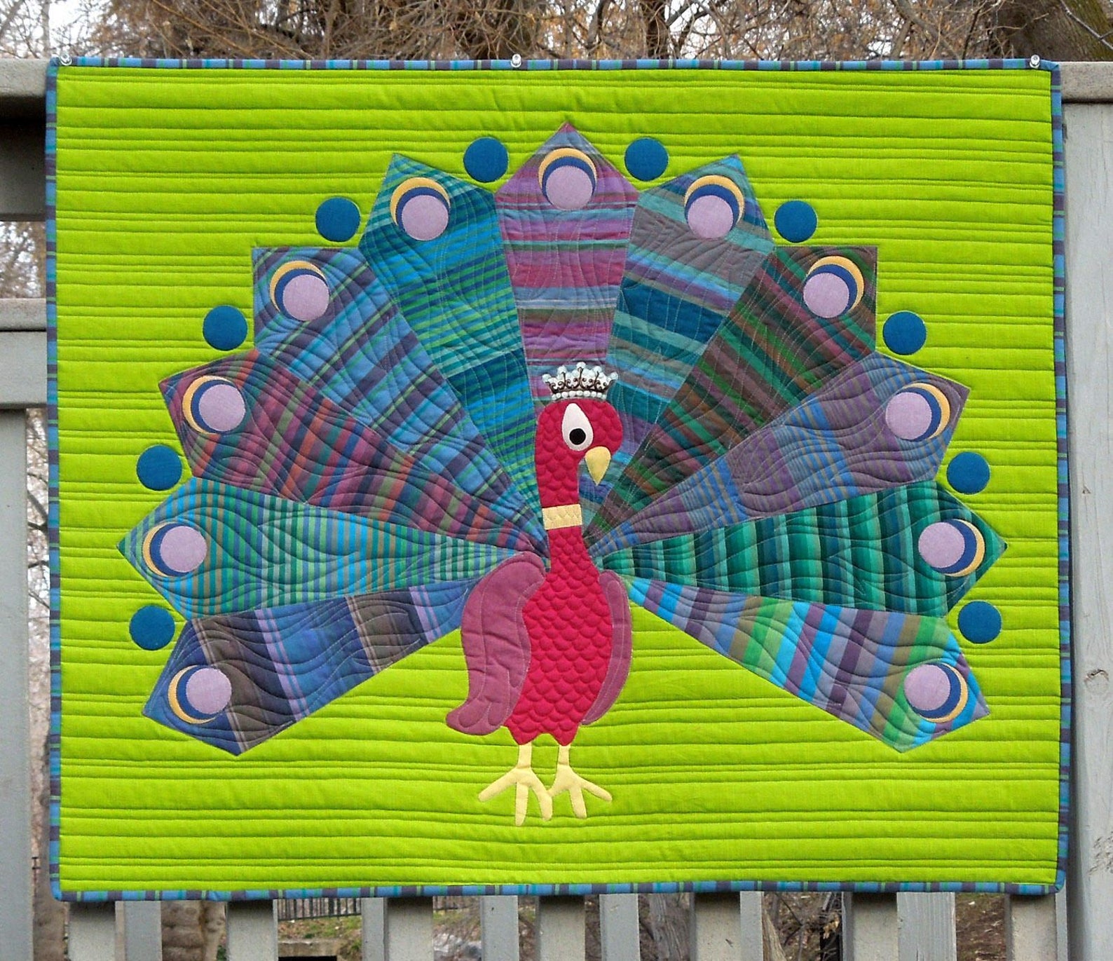 Penny Peacock Quilt Pattern Etsy