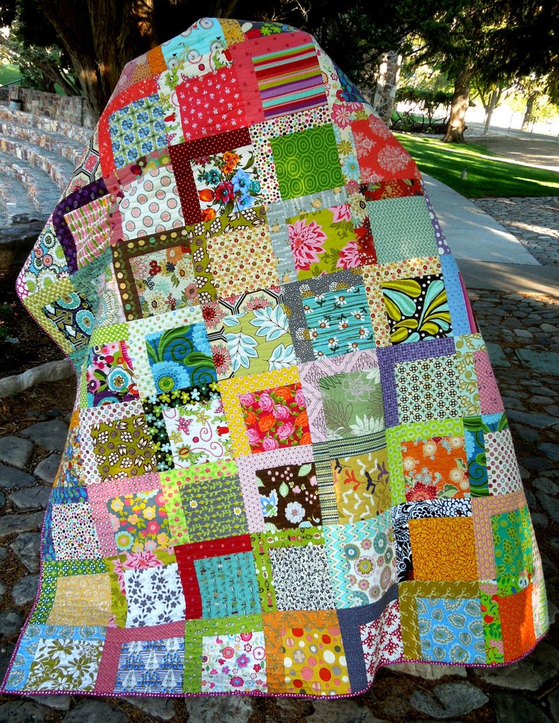 Scrap Soup Quilt Pattern Etsy