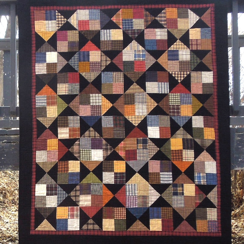 Plaid Quilt - Etsy