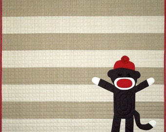 Sock Monkey Quilt Pattern