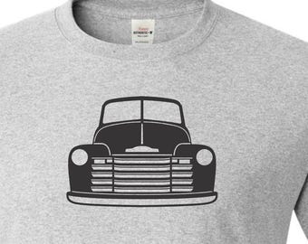 Camiseta de camioneta Chevy de 1953: dibujo de un coche clásico