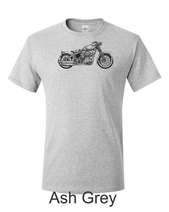 最新発見 Harley Davidson T Men's on Printed Forks, Springer Softail, トップス