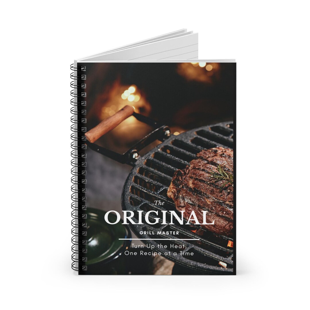 Best Chefs Note Book Grill Master Spiral Notebook - Unique Recipe Journal, Cooking Planner ...