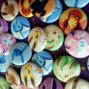 Eeveelution Buttons!