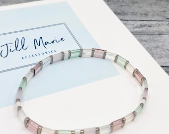 The Hattie tila bead bracelet