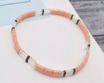 The Penny tila bead bracelet