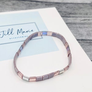 The Piper tila bead bracelet