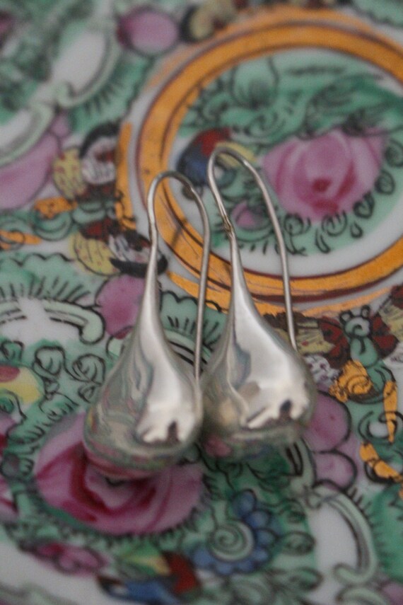 Iconic Teardrop Sterling Earrings ~ Beautiful Hig… - image 5