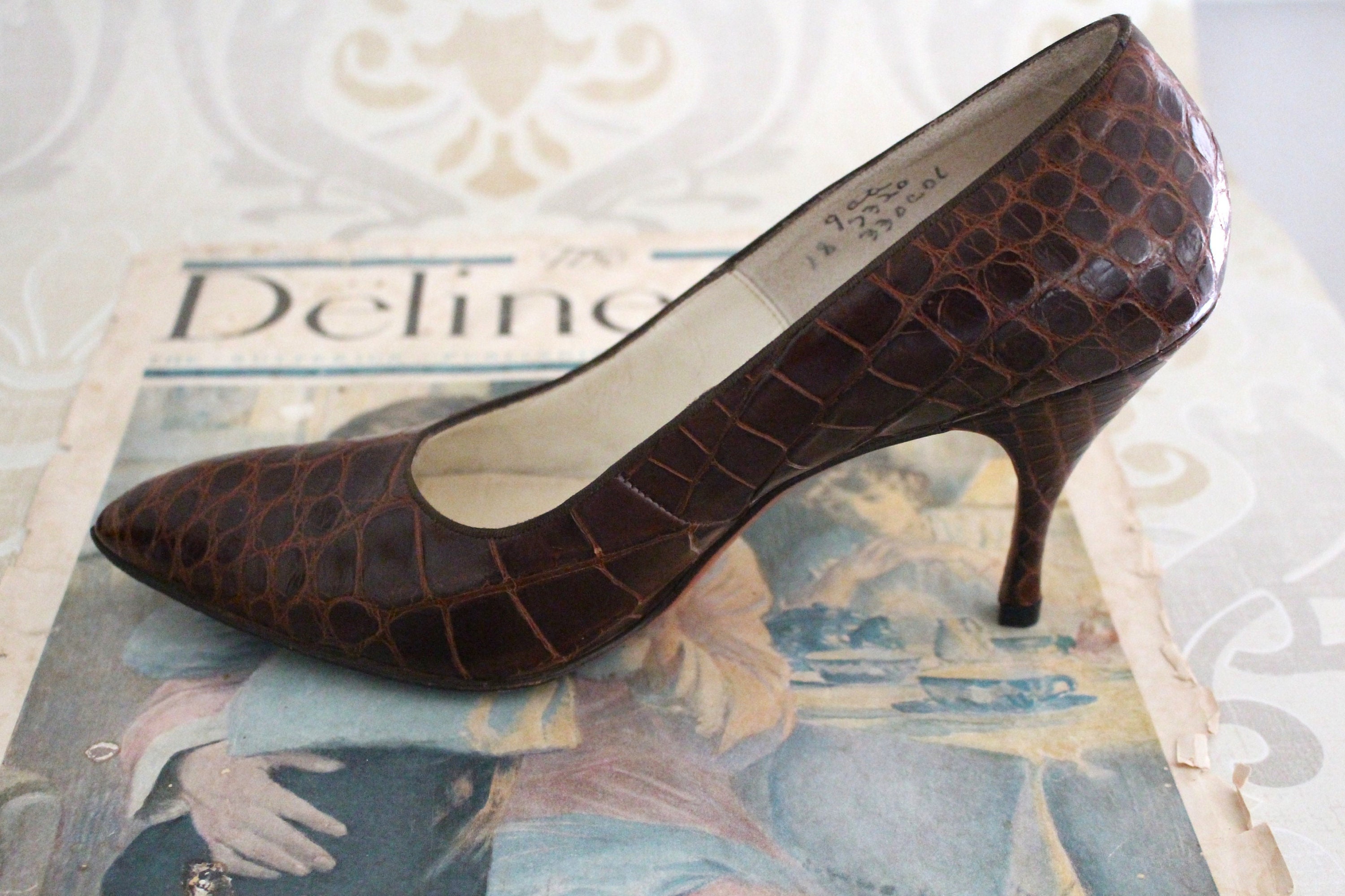 Alligator Pumps Etsy