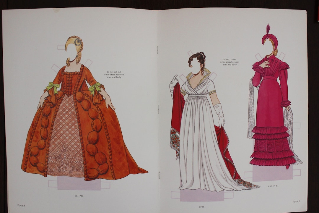Paper Dolls, Russian Imperial Costume by Tom Tierney 1998, Czars